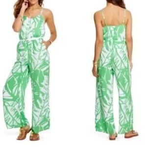 Lilly Pulitzer & Target Anniversary Green/White Boom Boom Jumpsuit Size XS